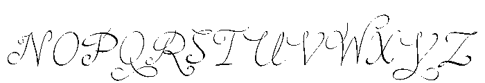 Antheia Calligraph Font UPPERCASE