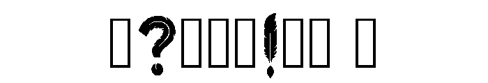Anther Regular Font OTHER CHARS