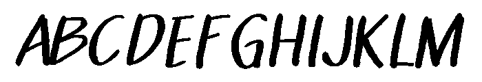 Anti Bully Font UPPERCASE