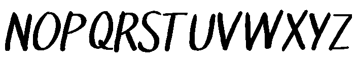 Anti Bully Font UPPERCASE