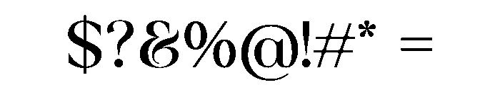 Antiqua Lux Regular Font OTHER CHARS