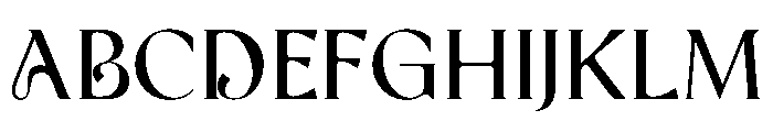 Antiqua Lux Regular Font UPPERCASE