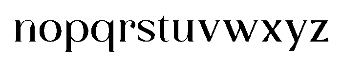 Antiqua Lux Regular Font LOWERCASE
