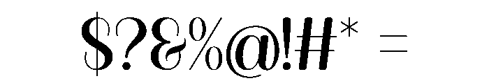 Antique Broken Regular Font OTHER CHARS