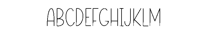 Antique Handmade Font UPPERCASE
