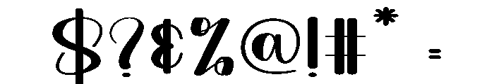 Antique Hologram Font OTHER CHARS