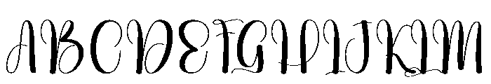 Antique Hologram Font UPPERCASE