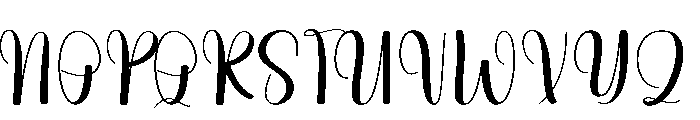 Antique Hologram Font UPPERCASE