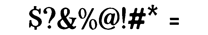 Antique Look Font OTHER CHARS