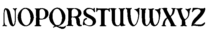 Antique Look Font UPPERCASE