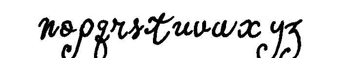 Antique Script Bold Italic Font LOWERCASE