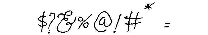 Antique Script Italic Font OTHER CHARS