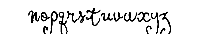 Antique Script Semibold Font LOWERCASE