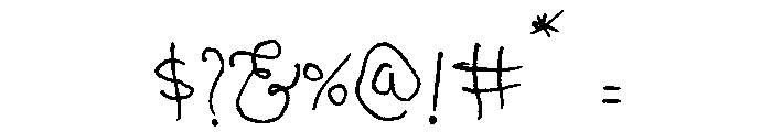 Antique Script Font OTHER CHARS