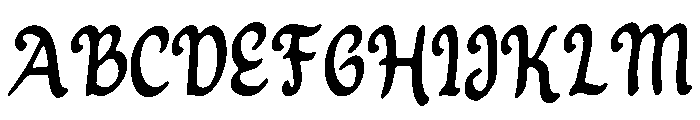 Antique_Scroll Font UPPERCASE