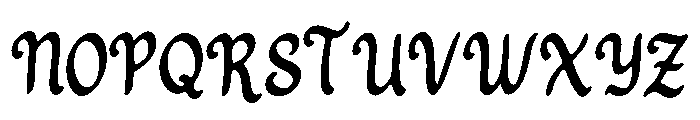 Antique_Scroll Font UPPERCASE