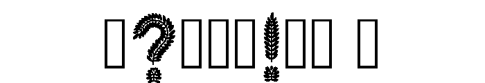 Antirrhinum Regular Font OTHER CHARS