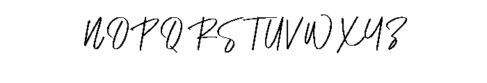 Antonio Signature Font UPPERCASE