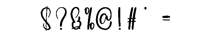 Anybody1 Font OTHER CHARS