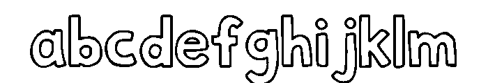 Anyday Anytime Outline Regular FONT