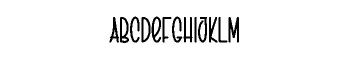 Anythick Font UPPERCASE