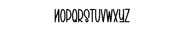 Anythick Font UPPERCASE