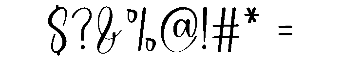 Anything Wedding Font OTHER CHARS