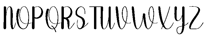 Anything Wedding Font UPPERCASE