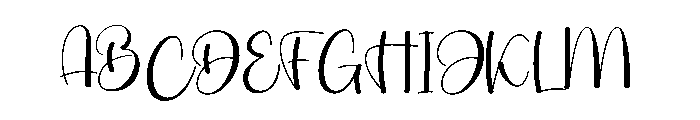Anytime Healty Font UPPERCASE