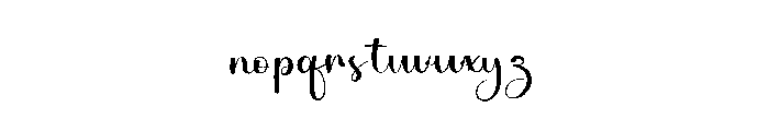 Anytime Healty Font LOWERCASE