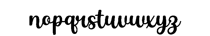 Anzelura Font LOWERCASE