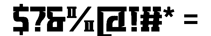 Anzuru Regular Font OTHER CHARS
