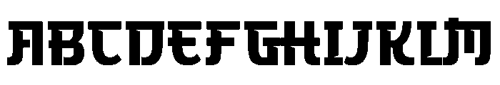 Anzuru Regular Font UPPERCASE