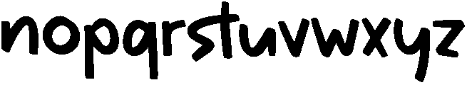 ANARCHY Regular otf (400) Font LOWERCASE