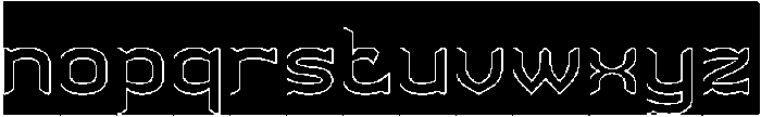 ANCIENT REMNANT-Hollow-Inverse otf (400) Font LOWERCASE