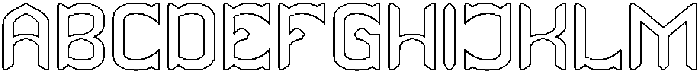 ANCIENT REMNANT-Hollow otf (400) Font UPPERCASE