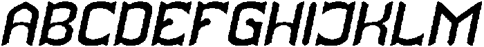 ANCIENT REMNANT Italic otf (400) Font UPPERCASE