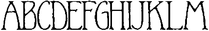 AND Le Petite Muse Regular otf (400) Font UPPERCASE