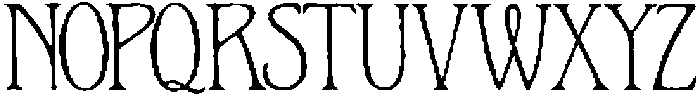 AND Le Petite Muse Regular otf (400) Font UPPERCASE