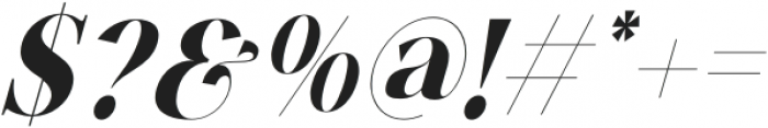 ANDREWELEGANT-Italic otf (400) Font OTHER CHARS