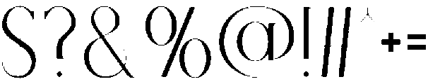 ANGELA Regular otf (400) Font OTHER CHARS