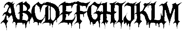 ANGKARA GOTHIC Regular otf (400) Font UPPERCASE
