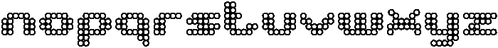 ANIMEQUEEN otf (400) Font LOWERCASE