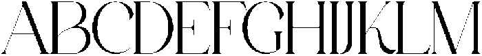 ANNI Regular otf (400) Font UPPERCASE