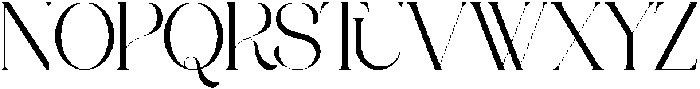 ANNI Regular otf (400) Font UPPERCASE