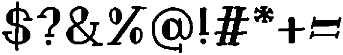 ANTORY II Regular otf (400) Font OTHER CHARS