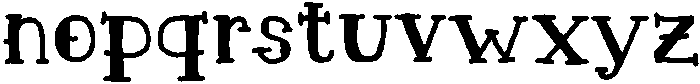 ANTORY II Regular otf (400) Font LOWERCASE
