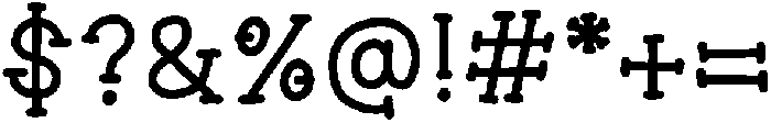 ANTORY III Regular otf (400) Font OTHER CHARS