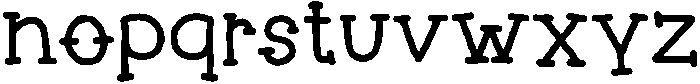 ANTORY III Regular otf (400) Font LOWERCASE