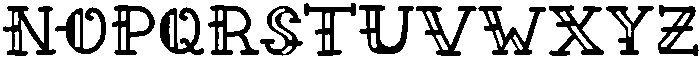 ANTORY IV Regular otf (400) Font UPPERCASE